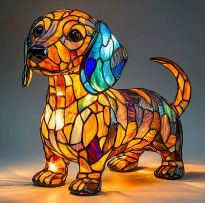 Handmade Dog Lamps