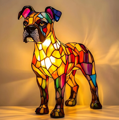 Handmade Dog Lamps